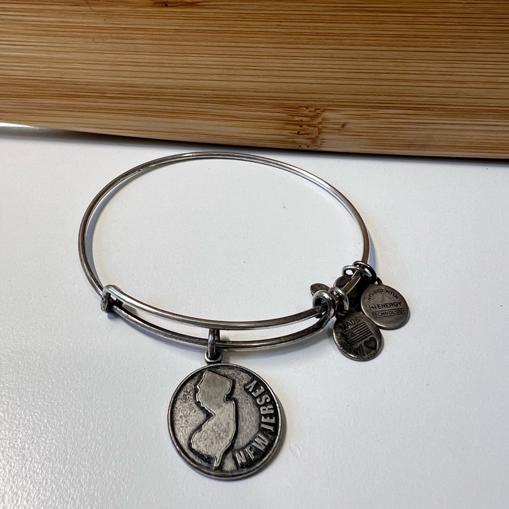 Alex and Ani New Jersey Charm Bangle Bracelet